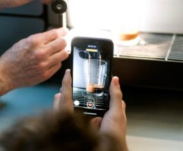 Videoaufnahme eines Kaffees