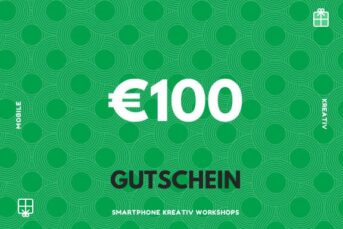 Gutschein schenken. Für alle die mit dem Smartphone Fotos und Videos erstellen.