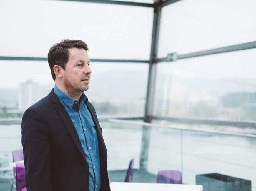 Daniel Häni - Portrait in Linz AEC