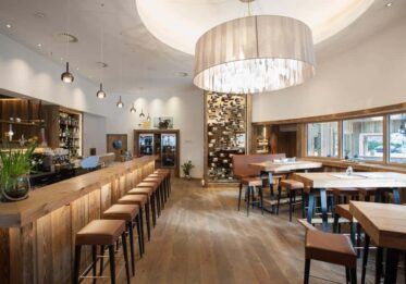 restaurant fotografie die essgalerie in der flachau. moderne innenarchitektur