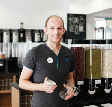 Corporate Fotografie, Pressefoto von Franz Seher im Holis Market Linz der verpackungslose Lebensmittelmarkt