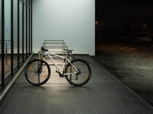 Produktfotografie Shop Design Outdoor LED Aluminium Fahrradleuchten