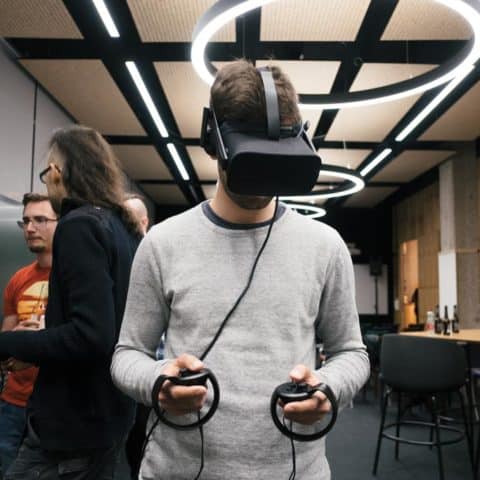 Virtual Reality Game Meetup Linz Tabakfabrik Linz my Playstore Eventfotografie Reportage